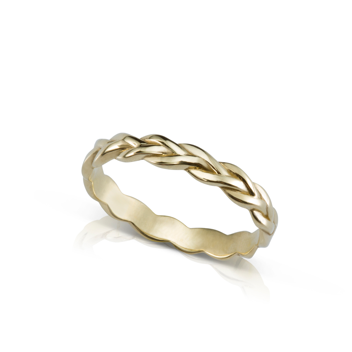 Gold Braided Ring