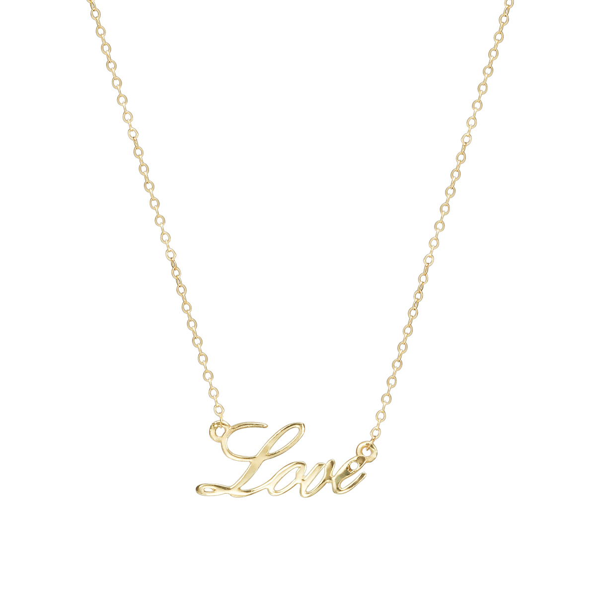 Gold name necklace