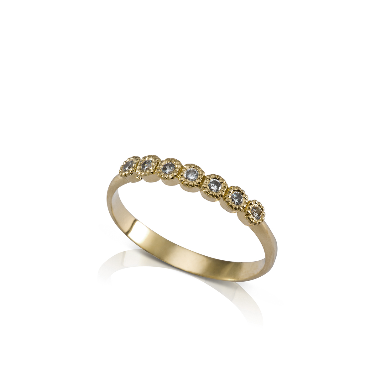 Special diamond gold band