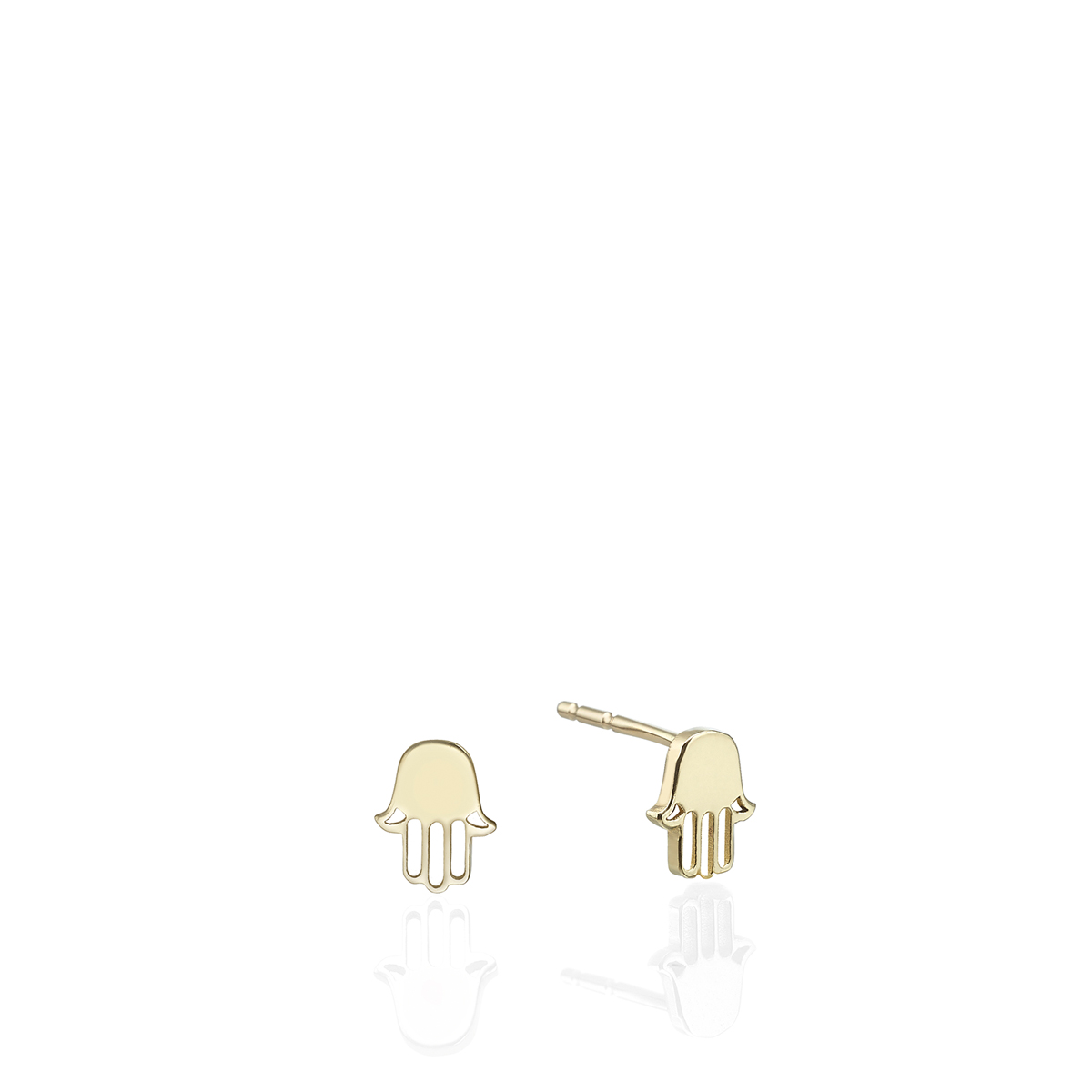 Small Gold Hamsa Earring