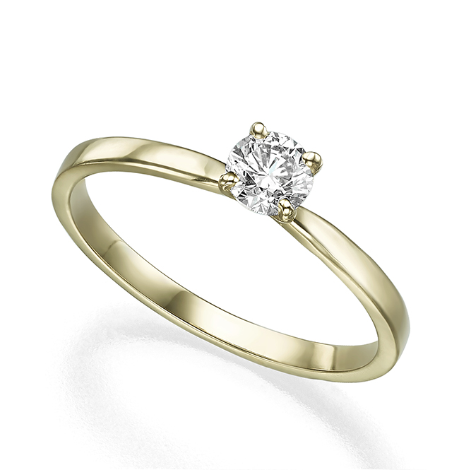 0.40 Carat diamond solitaire engagement ring